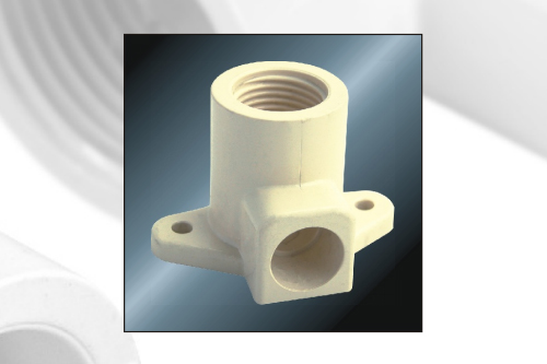 PLASTIC FEMALE THREAD ELBOW WITH WING