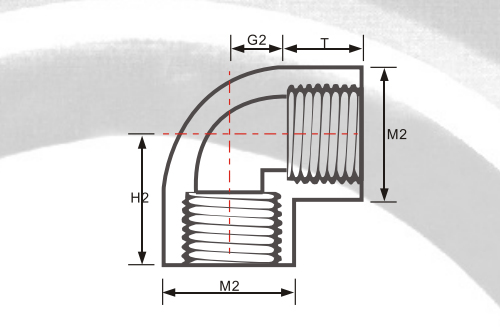 FEMALE 90° ELBOWS