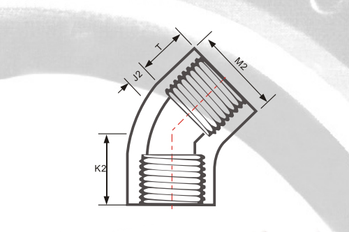 FEMALE 45° ELBOWS